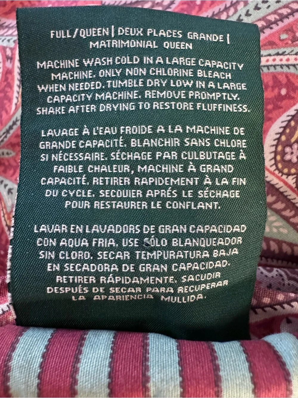 Ralph Lauren full queen comforter vintage great condition cottagecore country